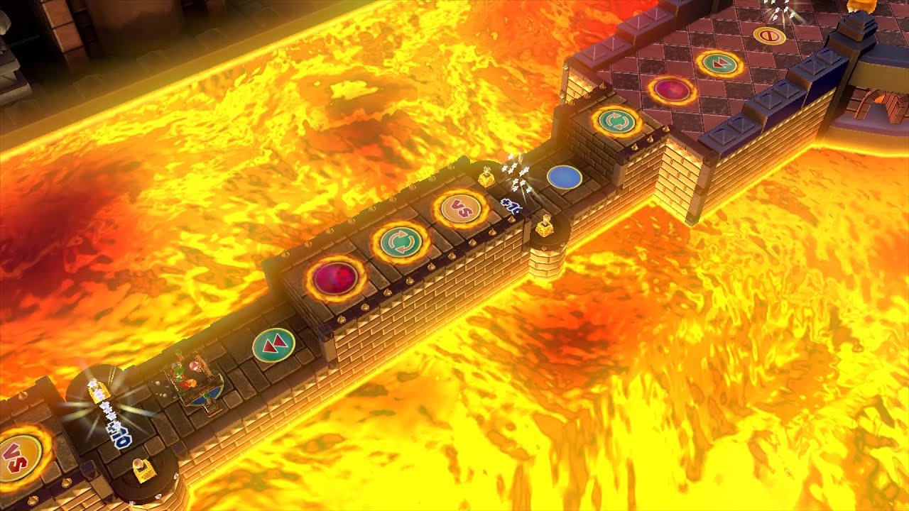 Mario Party 10 Mario Party #918 Daisy vs Toadette vs Spike vs Yoshi Chaos Castle Master Difficulty