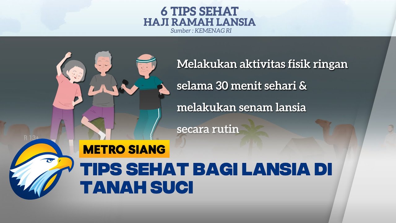 Tips Sehat Haji Ramah Lansia