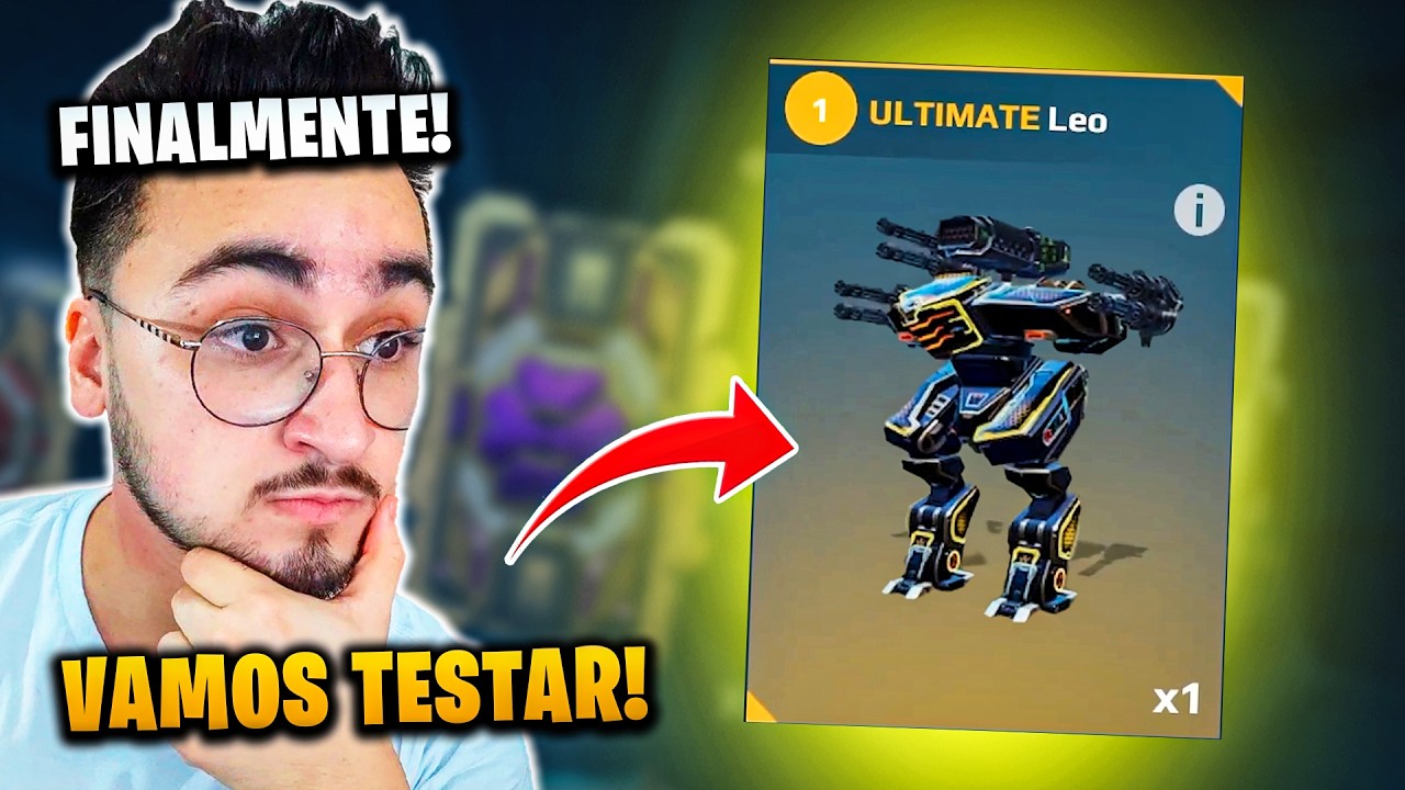 GANHEI O ULTIMATE LEO no WAR ROBOTS e RESOLVI TESTAR!