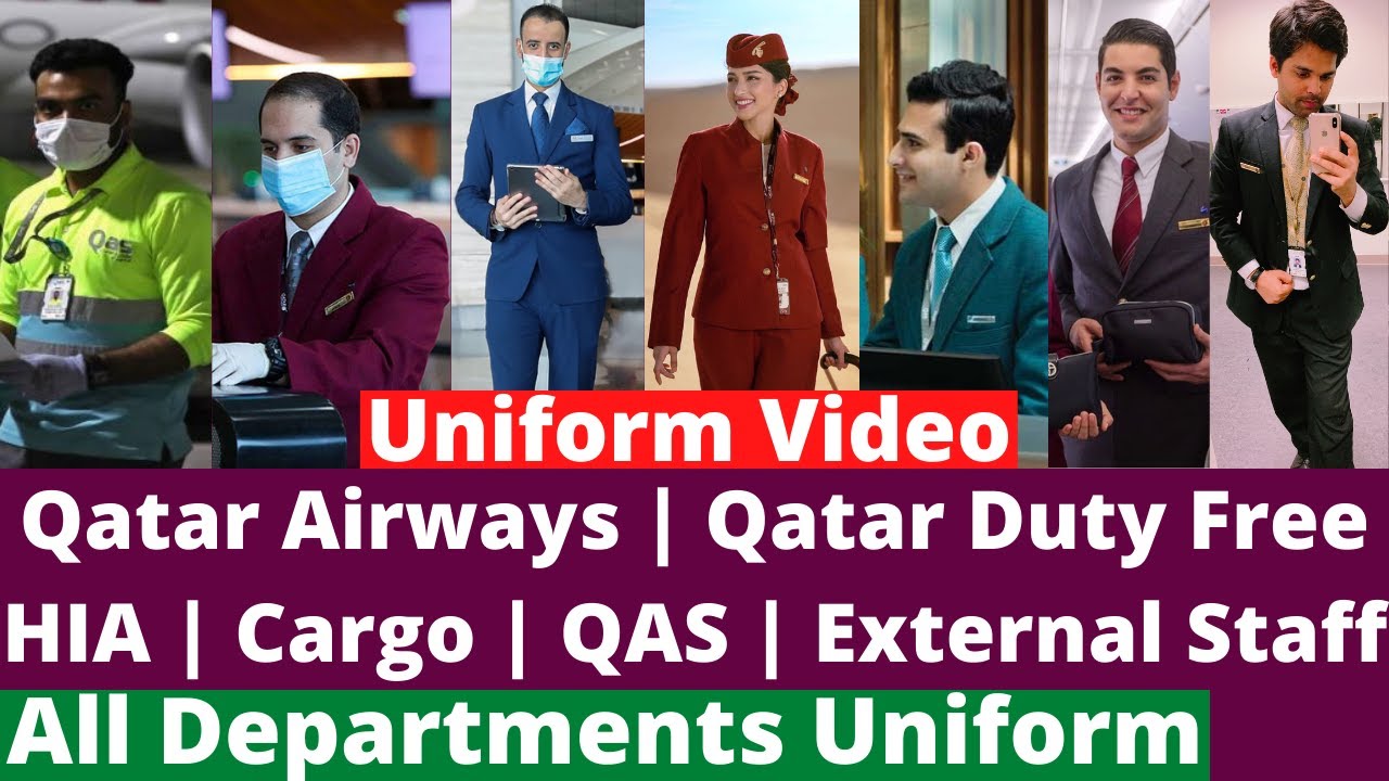 Униформа Qatar Airways для всех отделов | Самое популярное видео | QDF | QAS | Cargo | HIA | QR