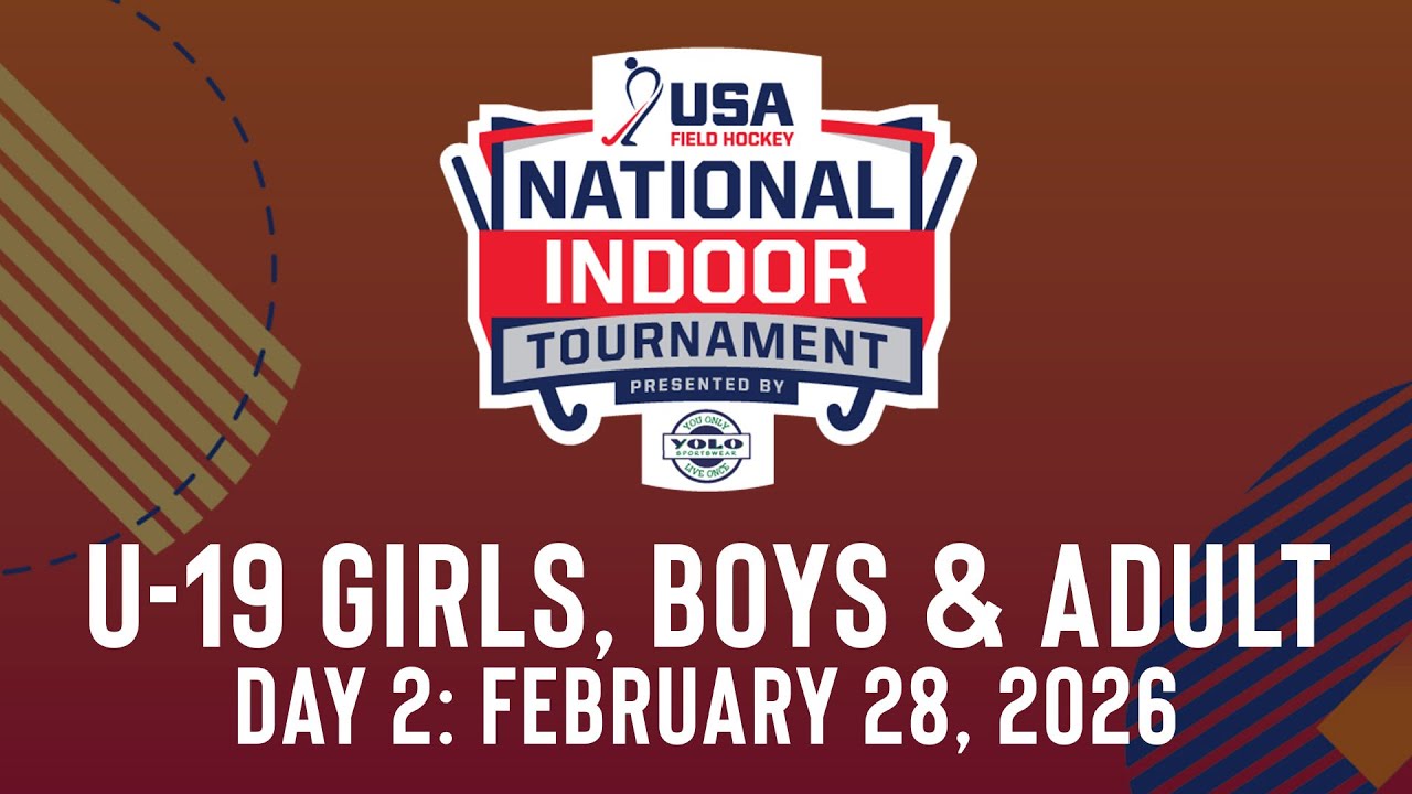 2026 U-19 Girl, Boys & Adult National Indoor Tournament: Court 1 - Saturday, February 28
