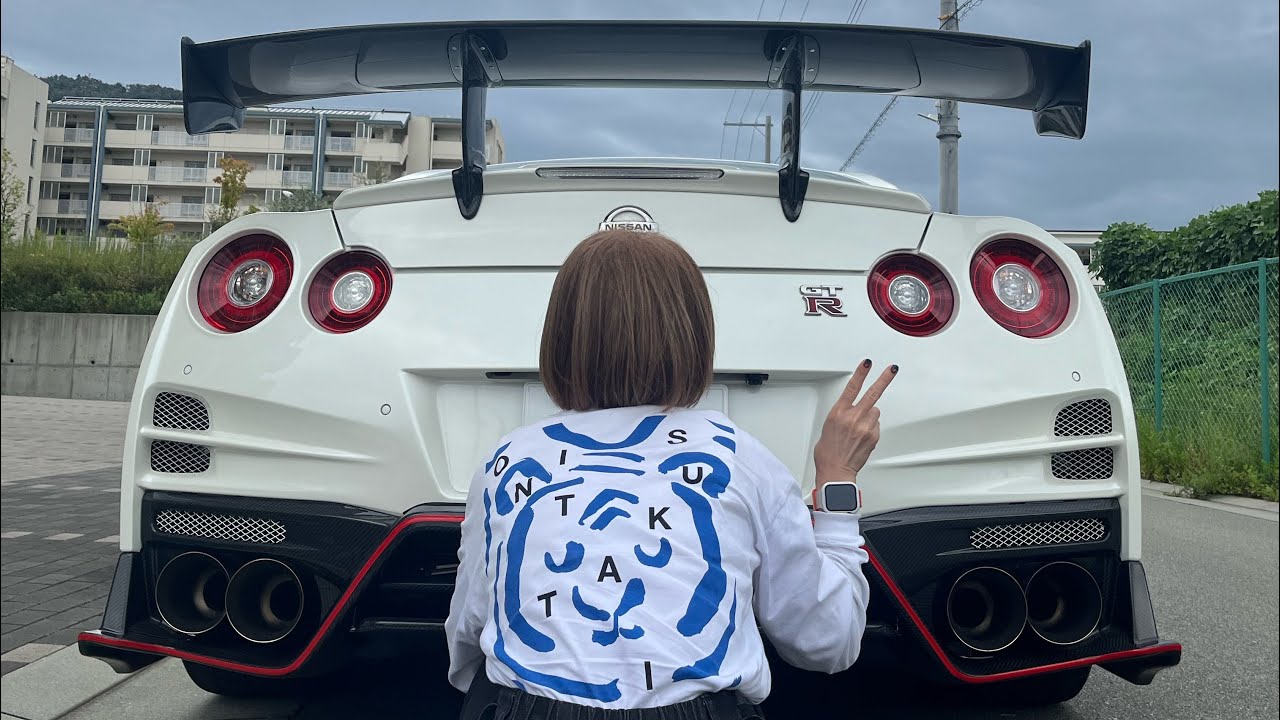 【R35カスタム240万❗️リア周り後期化】しがない介護士の女がGT-Rカスタムで破産です😭💦
