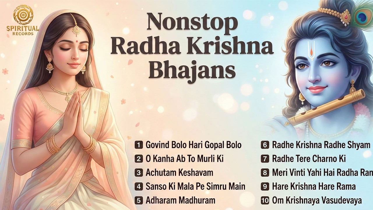 Nonstop Radha Krishna Bhajan 🌺 | सुपरहिट भक्ति गीत | Devotional Jukebox ! Superhit Bhakti Songs 🌺