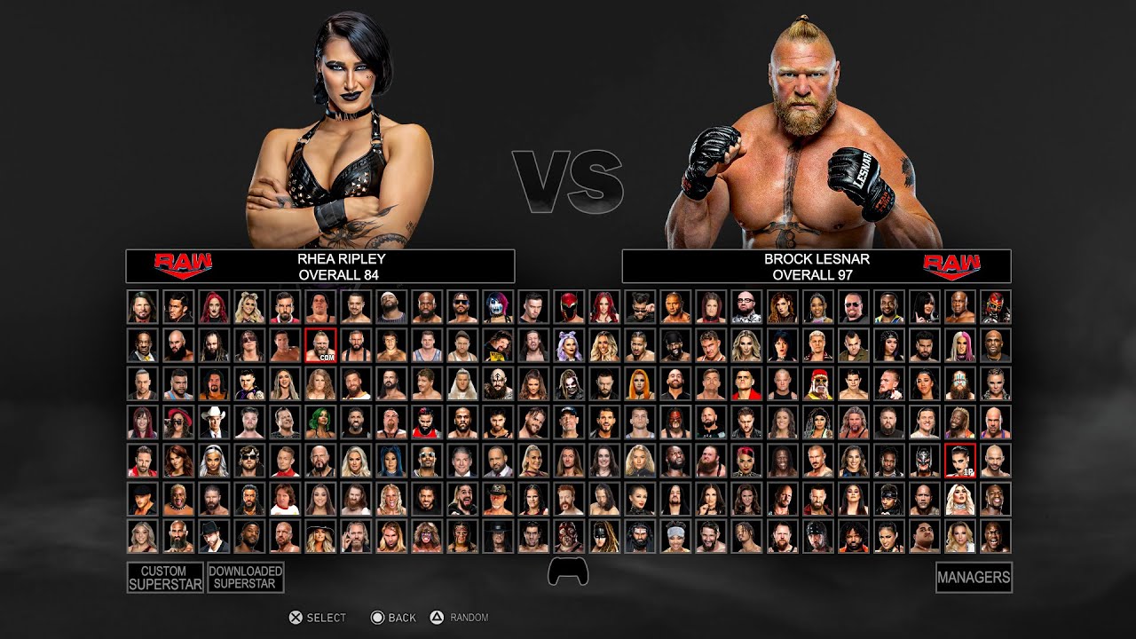 WWE 2K24: Full Roster, Raw, Smack Down, NXT Plus Gameplay!(Concept)