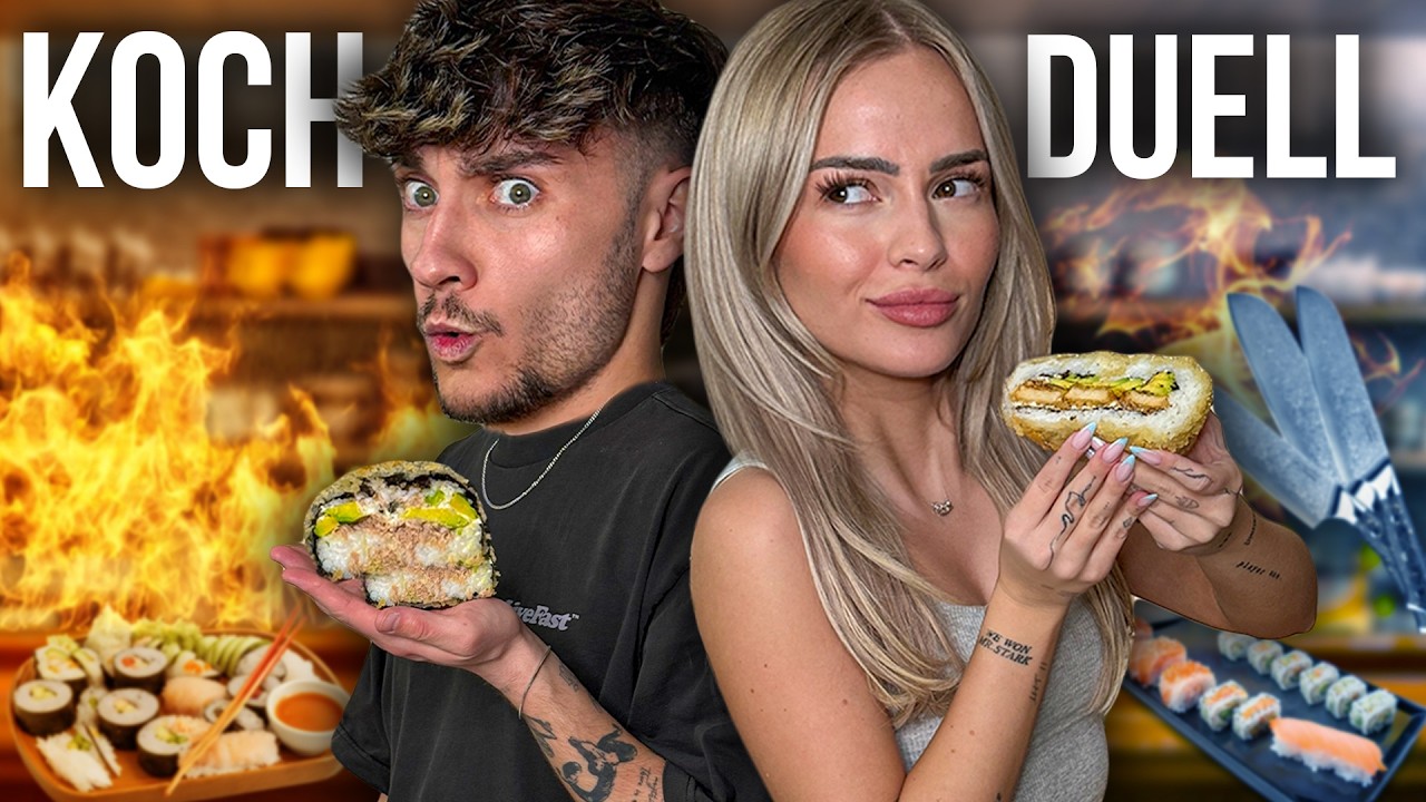 WER KOCHT BESSER? *SUSHI BURGER* 👩‍🍳🍣