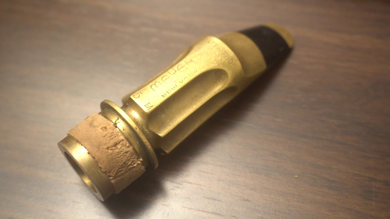 New York Meyer Bros Metal Clarinet Mouthpiece up close