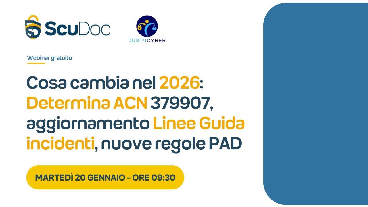 Cosa cambia nel 2026: Determina ACN 379907, Linee Guida incidenti, nuove regole PAD