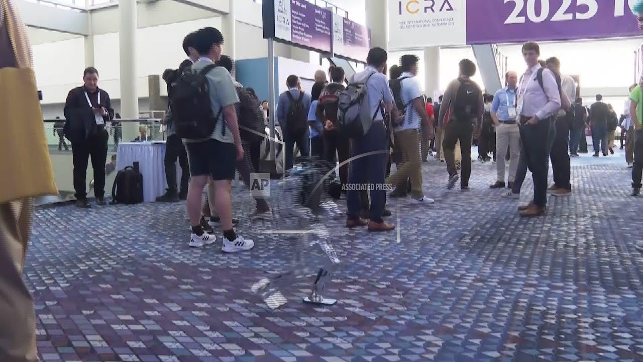 Robots walk, roll and fly into Atlanta showcase