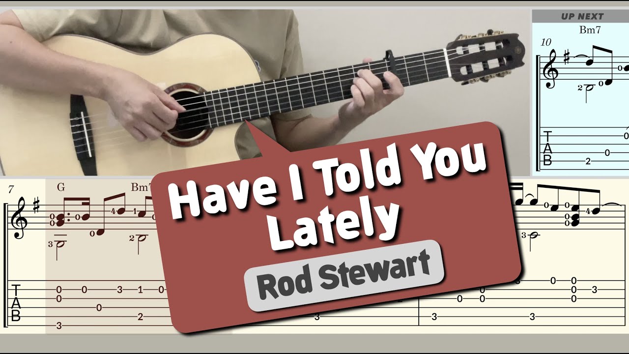 Have I Told You Lately / Rod Stewart (Guitar) [Notation + TAB]