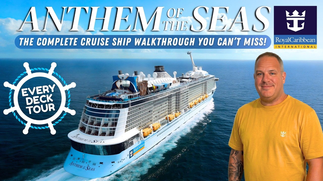 I Show You Every Deck on Anthem of the Seas | Full Royal Caribbean Tour