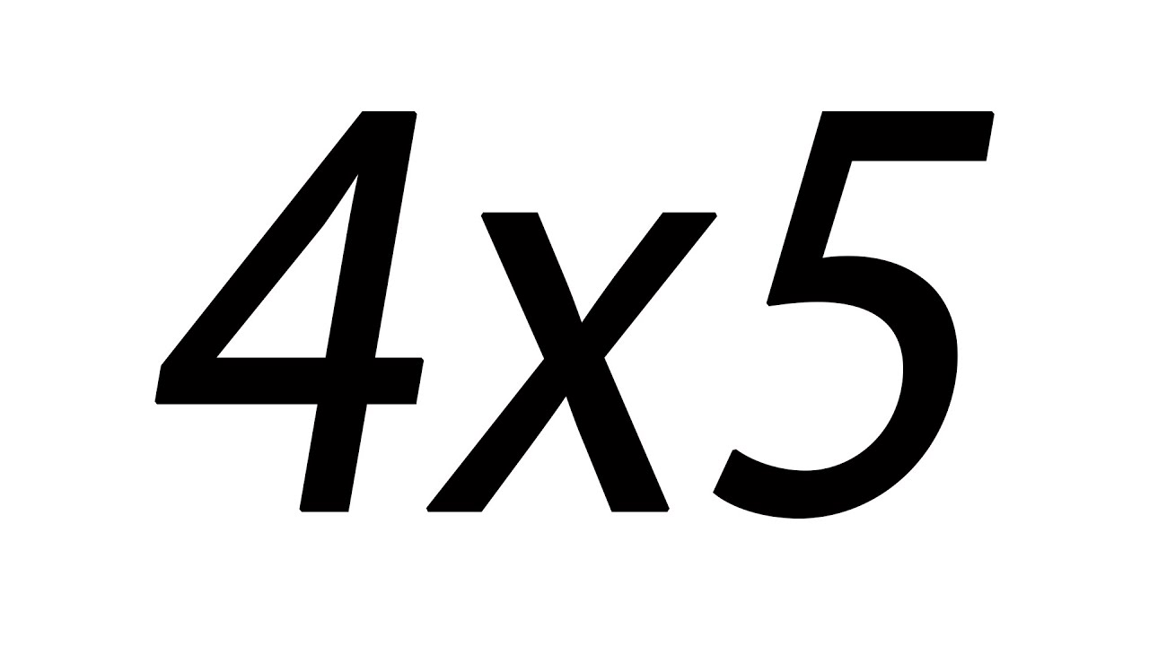 Формат 4х5
