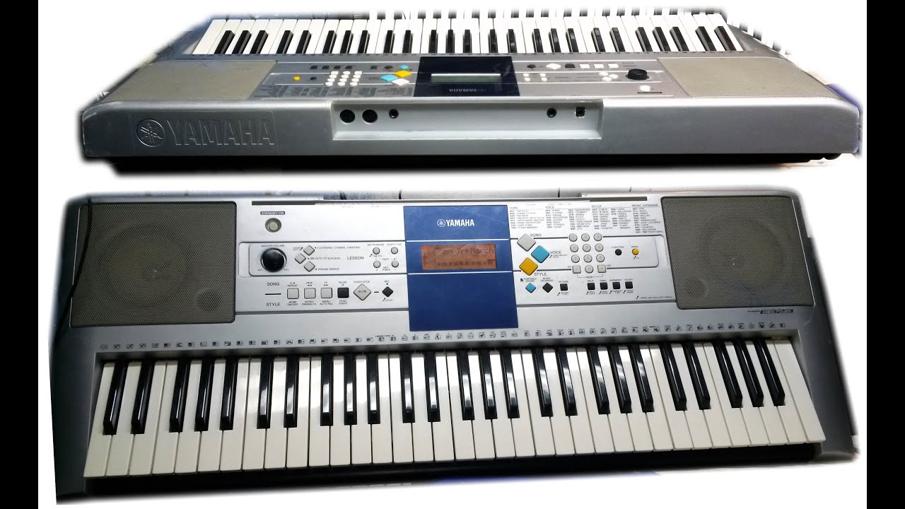 YAMAHA PSR e323 (first 3 demo songs)