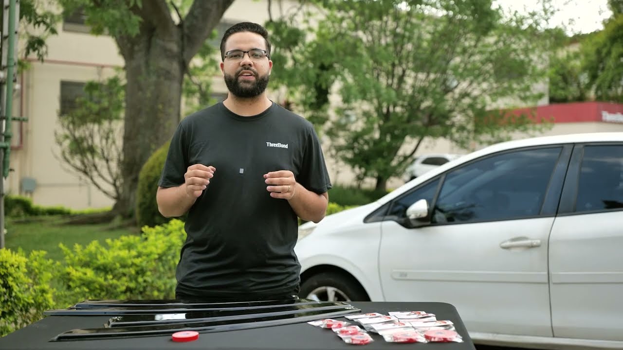 Como Fixar Calha Automotiva Sem Furar | Fita Dupla Face Automotiva
