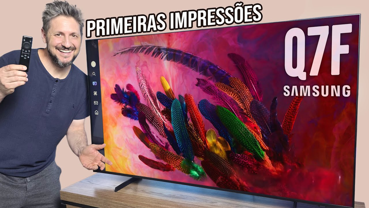 Samsung Q7F: TV com nova interface, Vision AI e karaokê com o celular! Primeiras Impressões