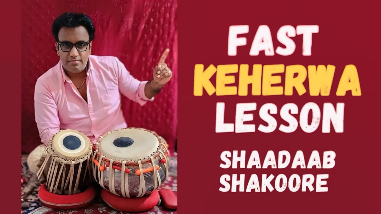 Fast Keherwa Taal Kaise Bajaye कहरवा ताल बजायें #indianmusic #shaadaabshakoore