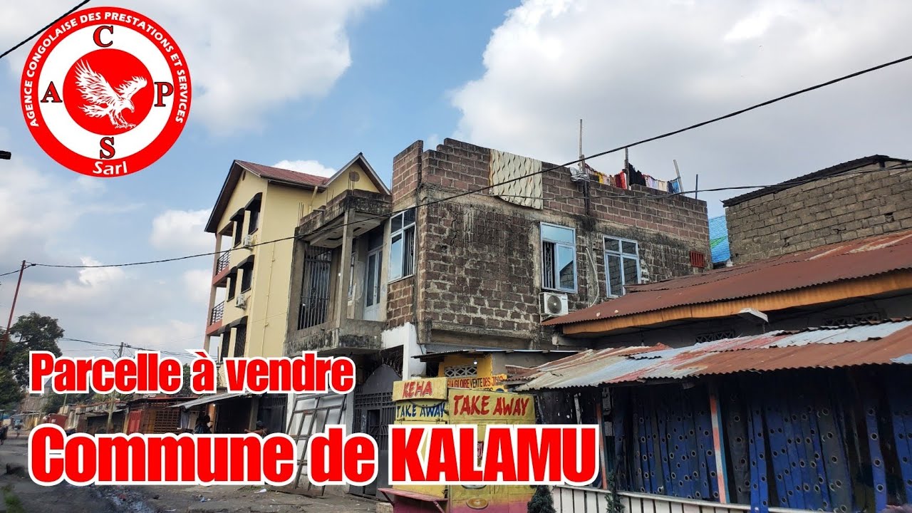 👉COMMUNE DE KALAMU/RDC/KINSHASA: PARCELLE MISE EN VENTE AVEC UN PROJET DE R+3 ET PLUSIEURS MAISONS 