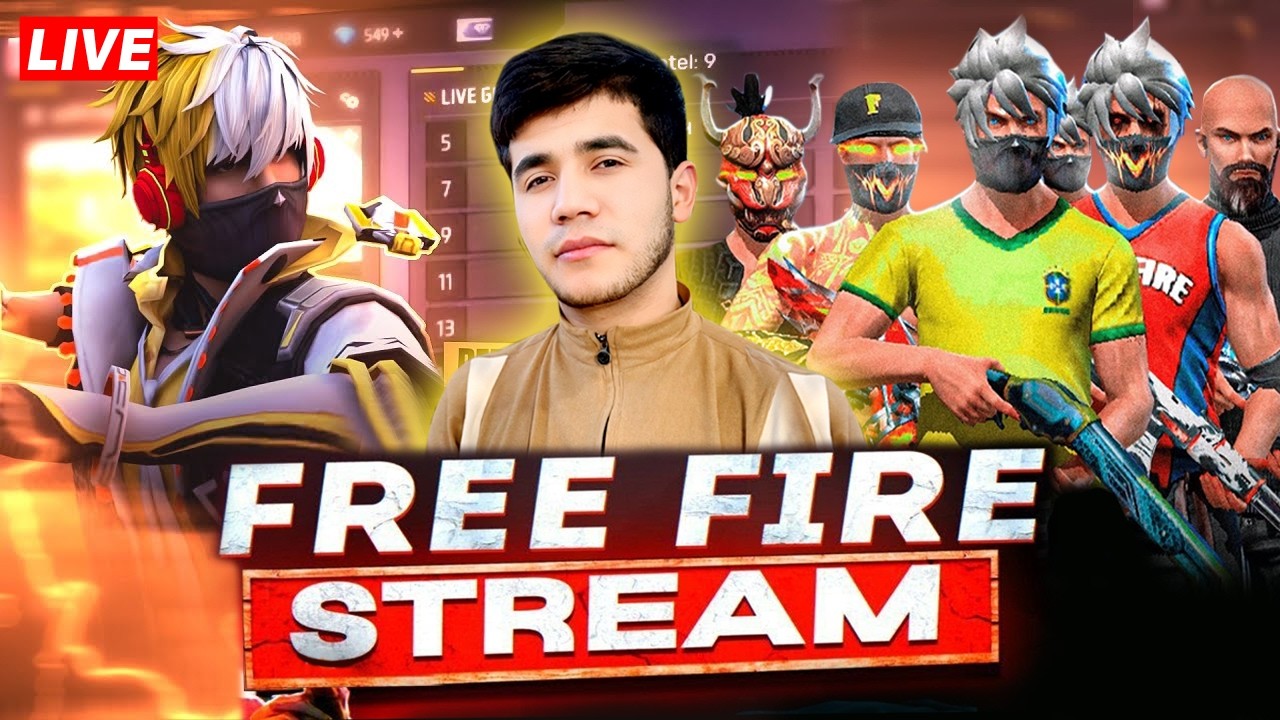FREE FIRE LIVE FAQAT COMNATA UYNIMIZ KRILA SLABIYLA#Otisguch#shortslive#freefire#freefirelivestream