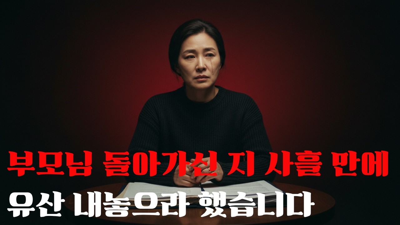 당신 덕분에 살았다고 했던 남자가, 내 전부를 빼앗아 갔습니다#시어머니 #유산분쟁 #이혼 #시집살이 #실화사연 #50대여성