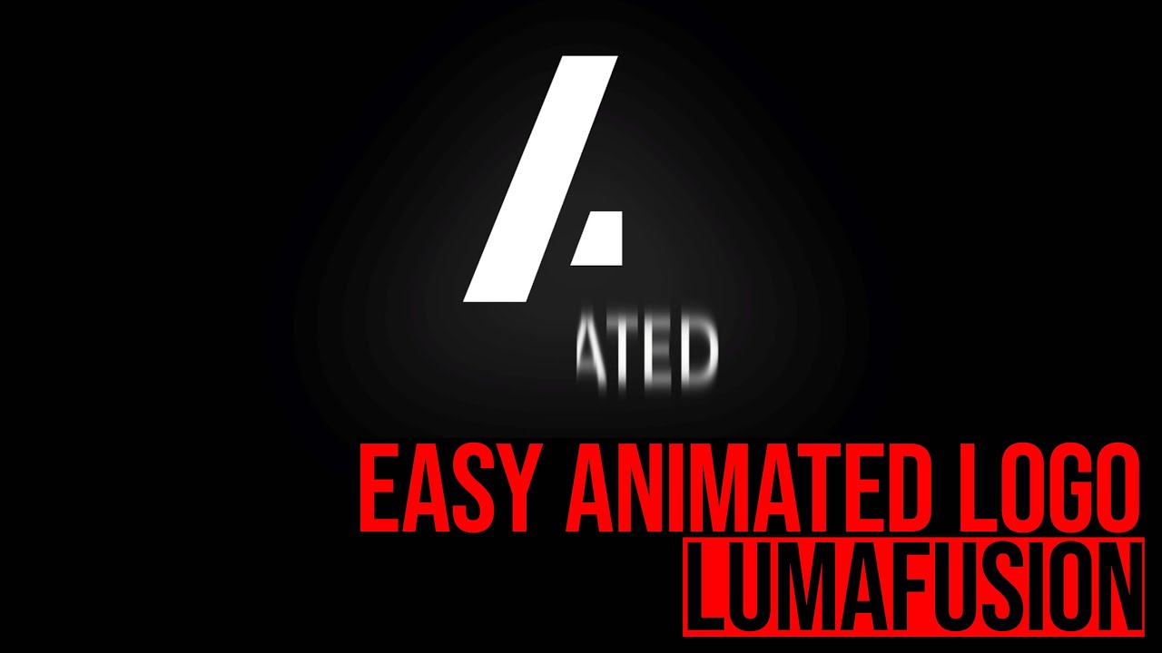Easy ANIMATED LOGO in Lumafusion - Tutorial [ENG]