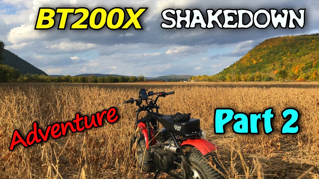Мини-байк Coleman BT200X &mdash; эпическое приключение, часть 2 &mdash; закончился бензин! [4K]
