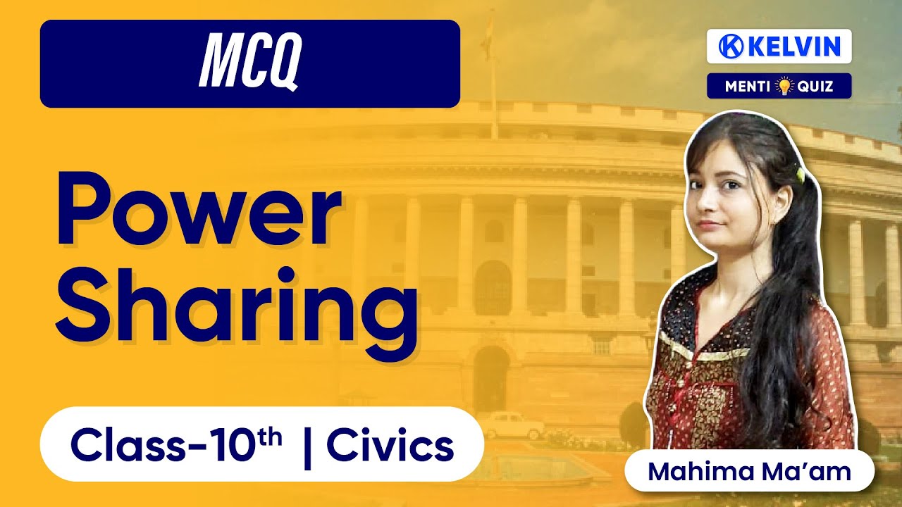 MENTI QUIZ - Class 10 Civics MCQ (Term-1 Exam) | Power Sharing | Class 10 MCQ