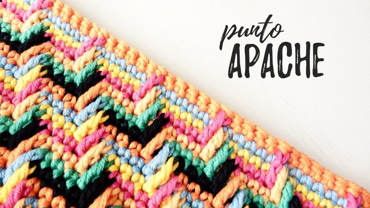 Punto MARAVILLOSO a crochet / Punto APACHE | AHUYAMA CROCHET