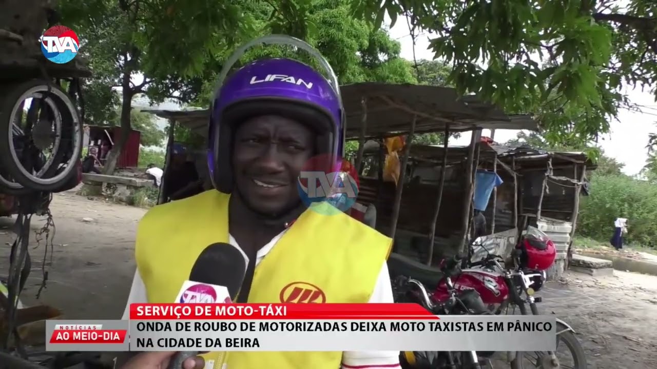 ONDA DE ROUBO DE MOTORIZADAS DEIXA MOTO TAXISTAS EM PÂNICO NA CIDADE DA BEIRA