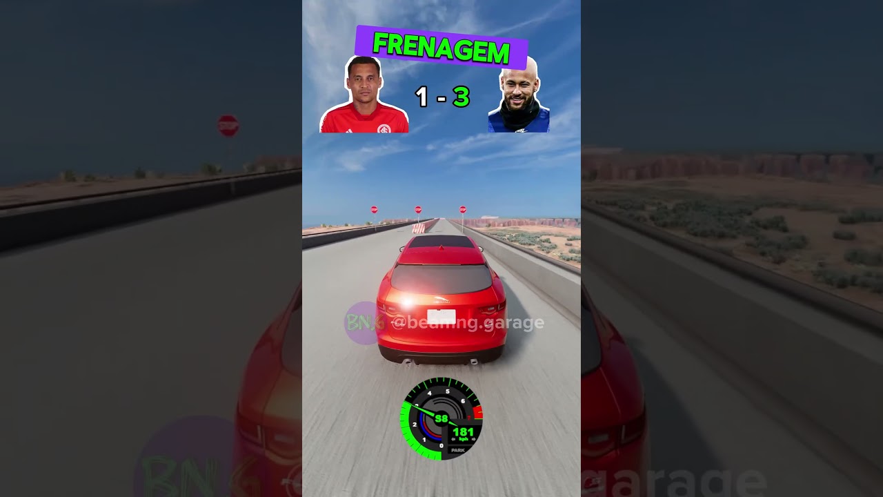 Alan Patrick versus Neymar! #jogos #beamngdrive  #beamng #neymar #alanpatrick #internacional #santos