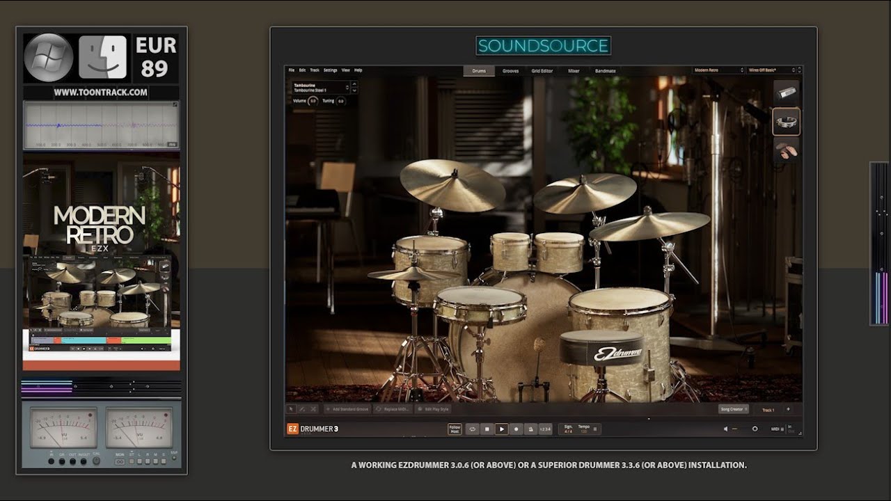 Modern Retro EZX - Ezdrummer 3 - Toontrack