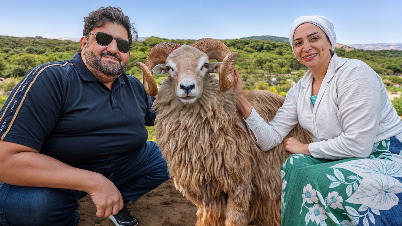 الطعام الذي سيفاجئكم: ورق عنب داخل لحم الضأن الكامل!