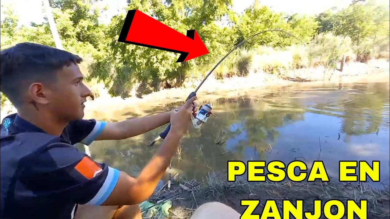 NUNCA PENSE PESCAR EN UN ZANJON ASI 😨 Pesca y aventura en una zanja