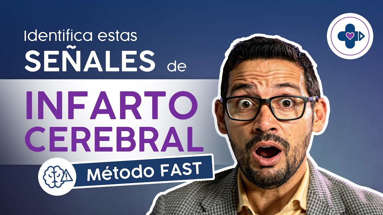 Identifica estas SEÑALES de INFARTO CEREBRAL (Método FAST)