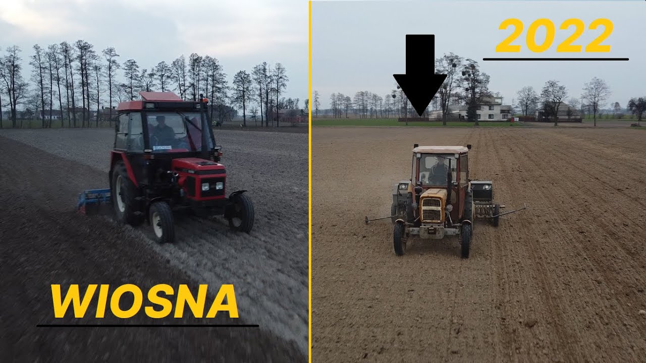 Pierwsze wiosenne prace polowe 2022 czyli UPRAWA I SIEW OWSA I MIESZANKI | Zetor 5320 & Ursus c330