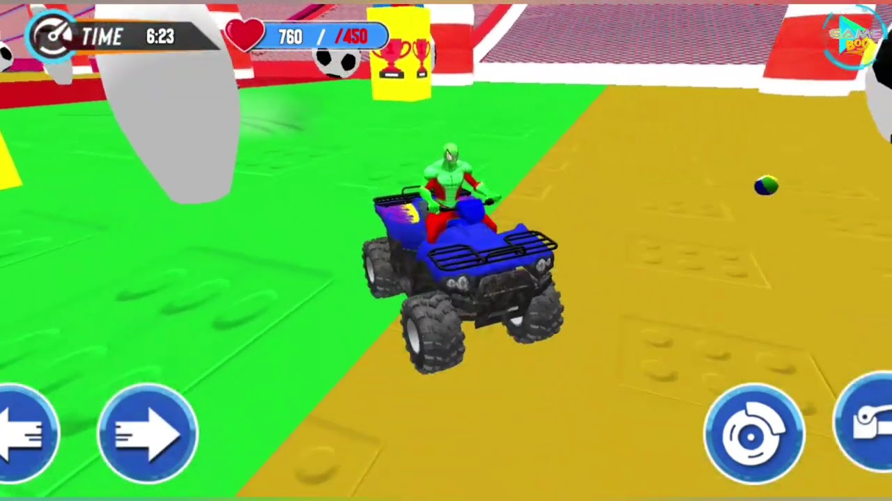 mega ramp superhero cargames  #megarampcar #shorts #gaming #games wr