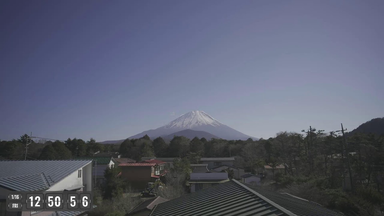 流星の富士山ライブカメラで星空観察！Meteor starry night Mount fuji live camera!