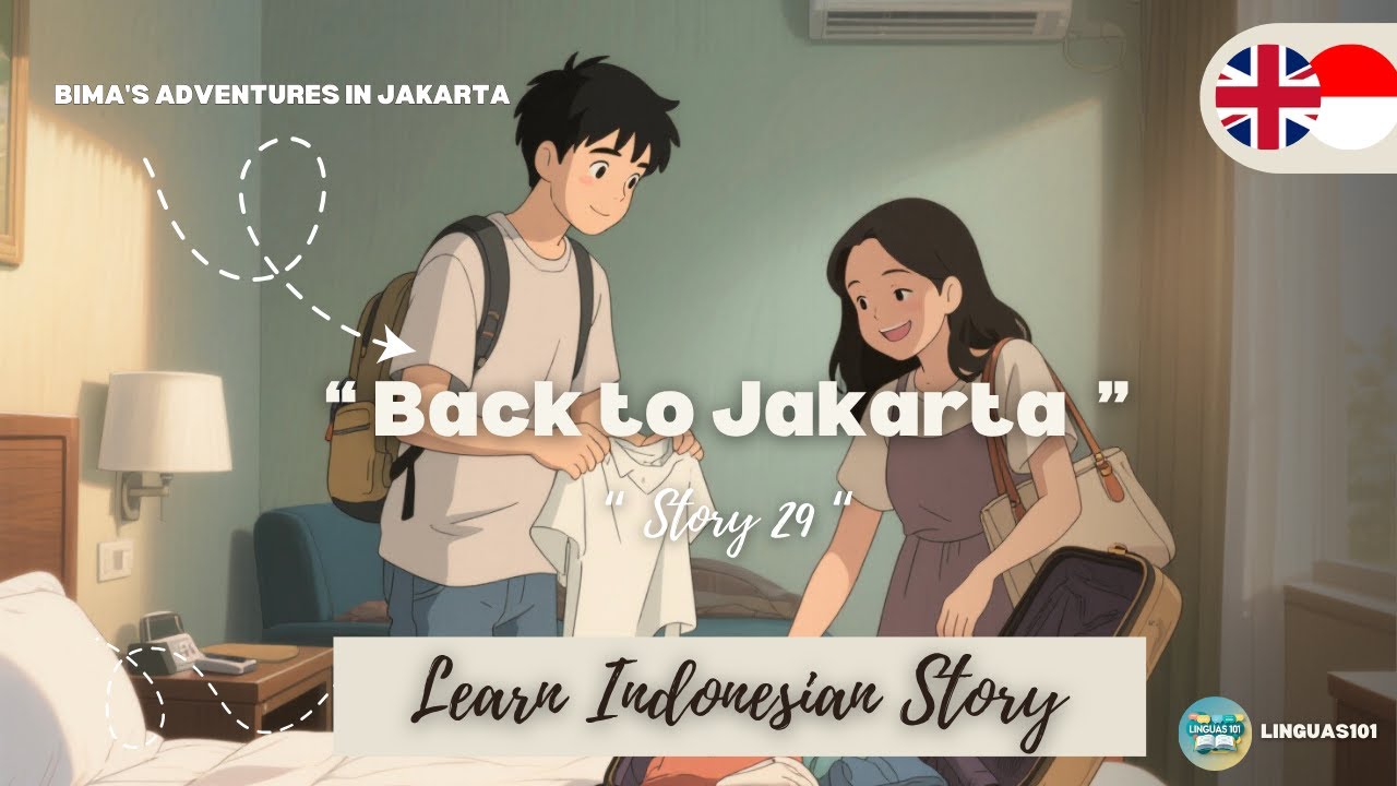 Back to Jakarta — Learn Indonesian Through Story | Bahasa Indonesia for Beginners (A1–A2)