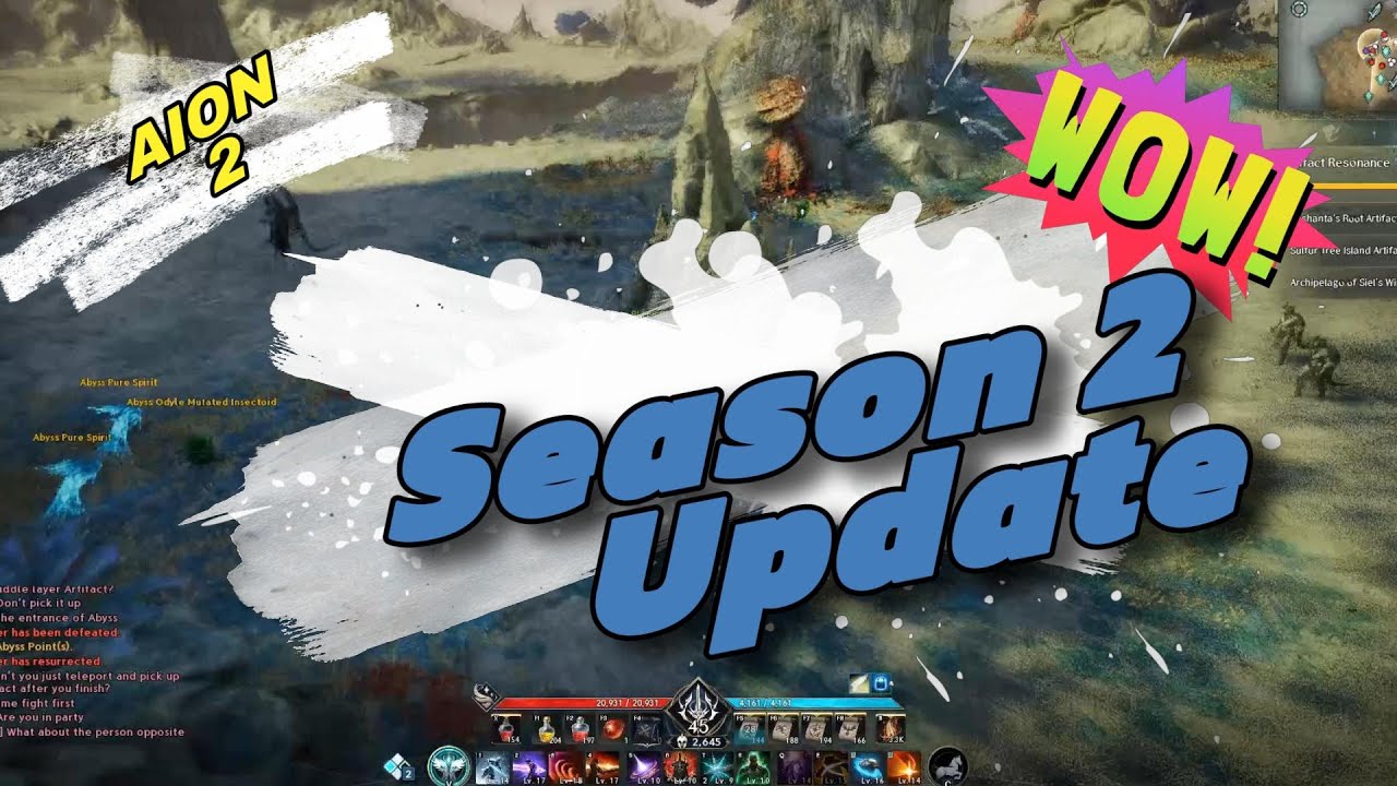 Aion 2 Season 2 Update! Abyss PvP Questing and Artifact Fights
