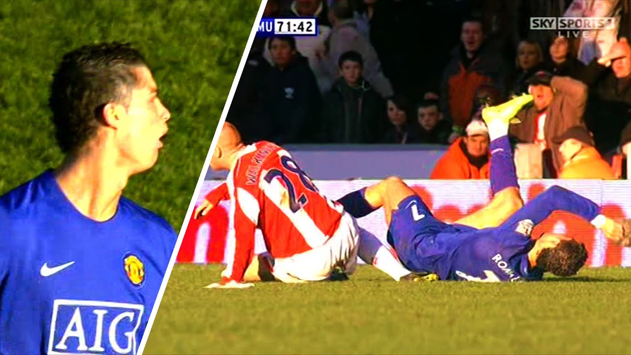 Ronaldo RAGEBAITED Them So Bad They Tried To BREAK Him (🟥 Red Card) Vs Stoke Away 08-09