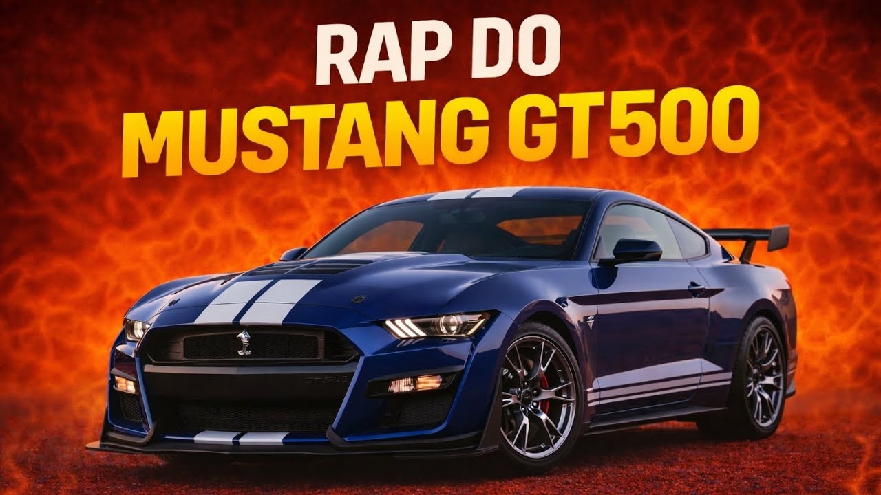 RAP AGRESSIVO DO MUSTANG SHELBY GT500 | MONSTRO ACORDOU 🔥