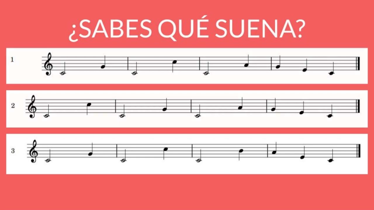 ¿SABES QUÉ ES LO QUE SUENA?