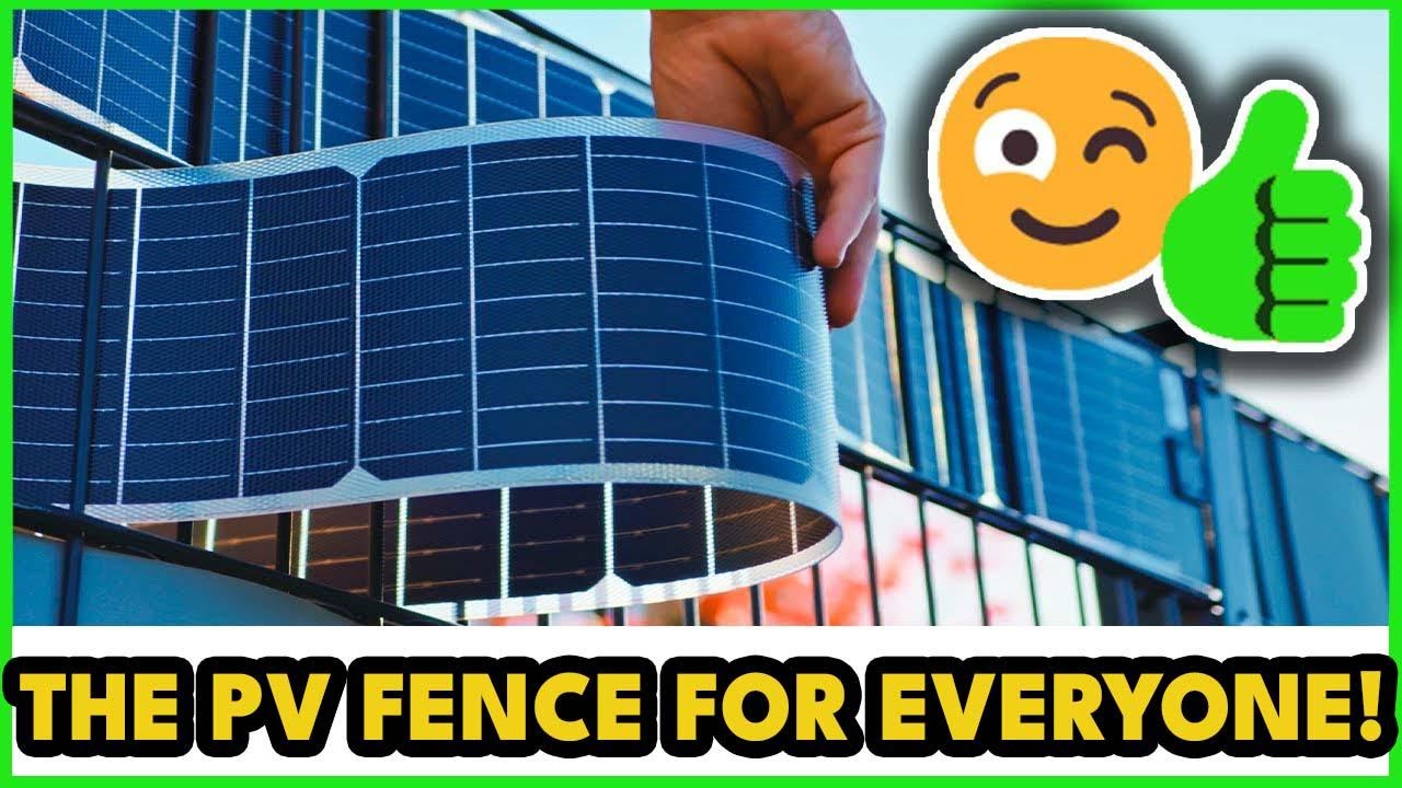 Solar Fence Privacy Screen! Easy Solar Panel Strips for Your Fence