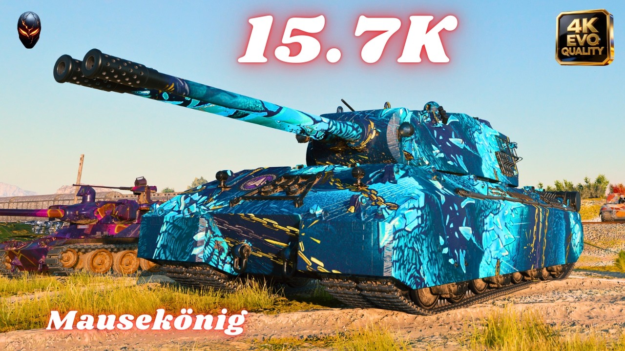 Mausekönig 15.7K Damage 6 Kills World of Tanks #wot