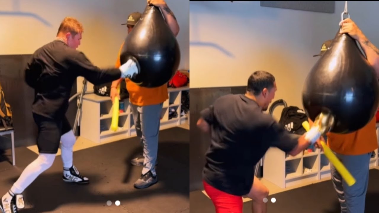 Canelo Alvarez & Teofimo Lopez throwing MONSTER SHOTS TOGETHER!