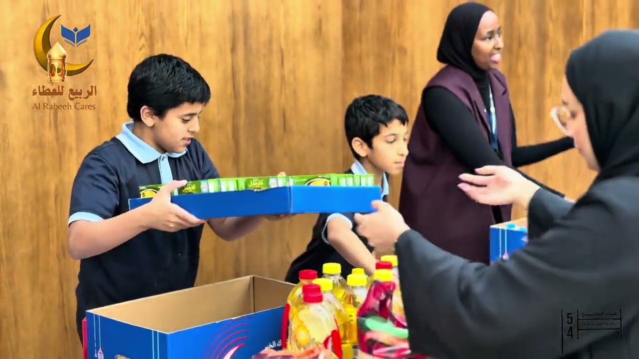Al Rabeeh Academy Student&rsquo;s Ramadan Charity Drive with Red Crescent-2025