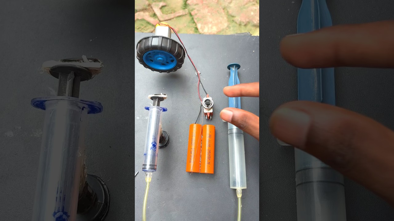 How Hydraulic Braking System Works #schoolproject #diy #tech