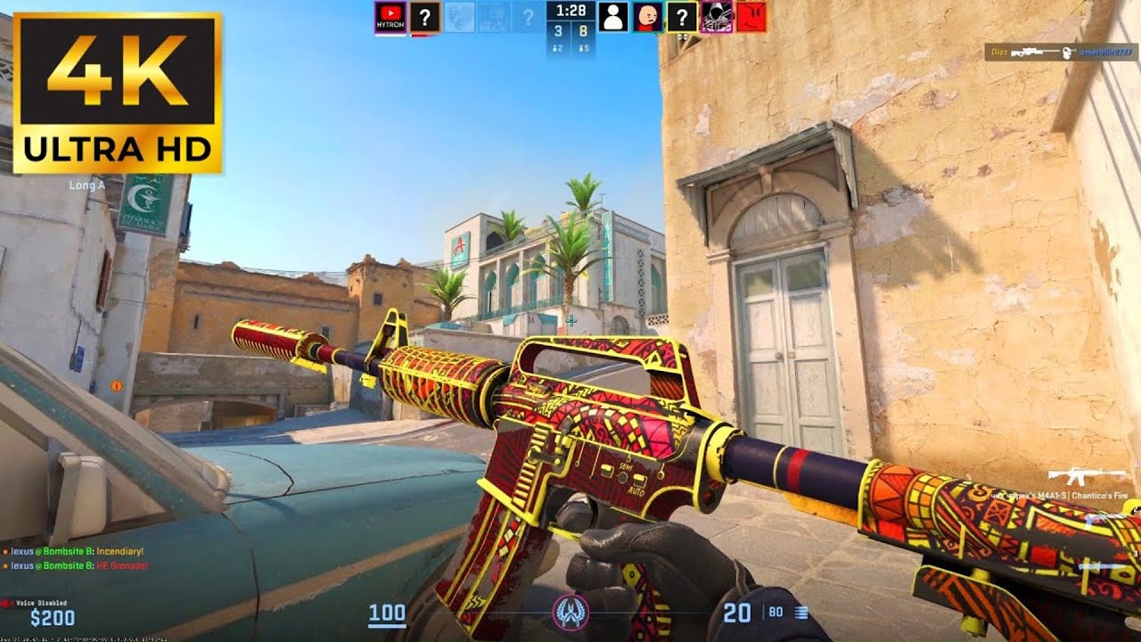 Counter Strike 2 Ranked Gameplay 4K (No Commentary)