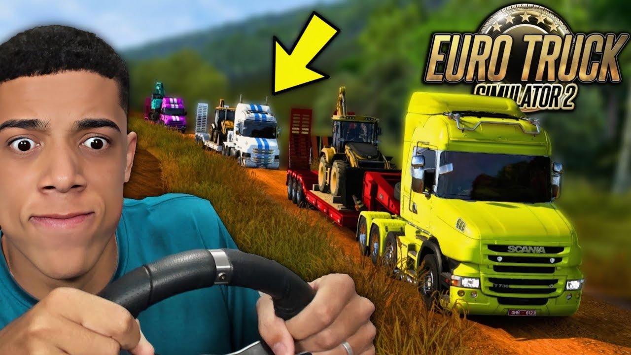 RD e O COMBOIO BARBEIRO TRANSPORTANDO TRATORES com A SCANIA! - EURO TRUCK SIMULATOR 2 + G920