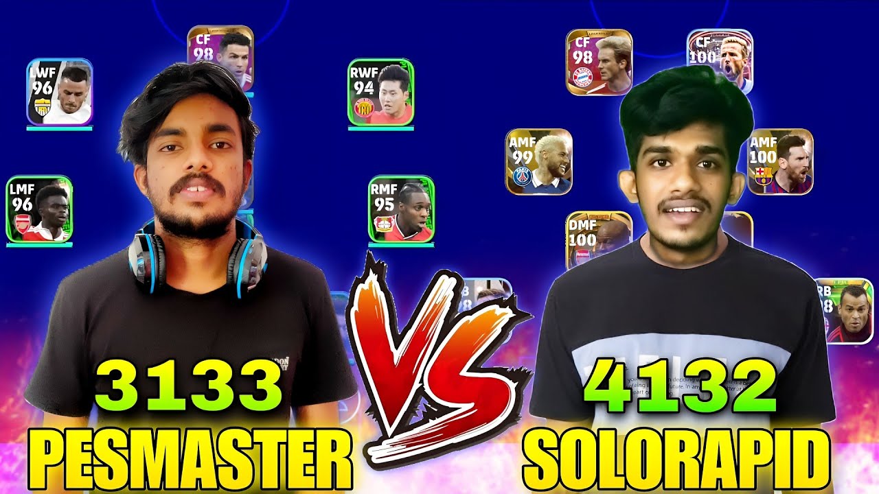 PES MASTER 🆚 SOLORAPID YT 🔥 || KERALA DERBY🥶❤‍🔥 || അവസാനം ഇരുവരും ഏറ്റുമുട്ടിയപ്പോൾ😍🫂