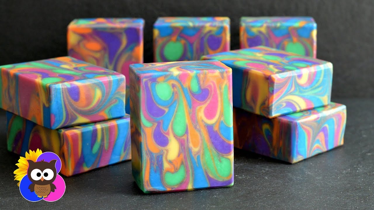 Rainbow Sherbet Soap - MO River Soap