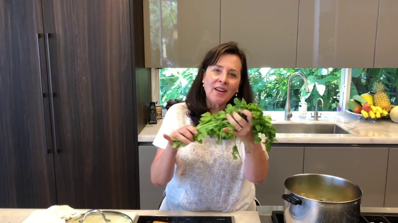 Tía Tasty|sopa de cilantro